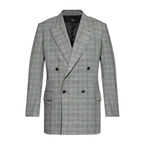 Amiri - Jackets > Blazers - Gray - Amiri - Modalova