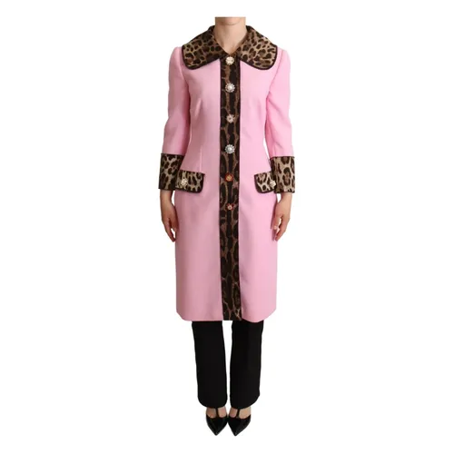 Coats > Single-Breasted Coats - - Dolce & Gabbana - Modalova