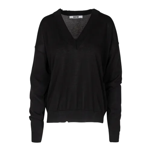 Knitwear > V-neck Knitwear - - Mauro Grifoni - Modalova
