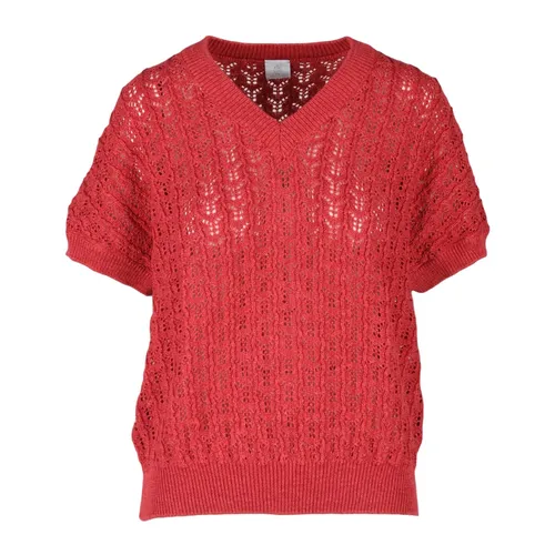 Knitwear > V-neck Knitwear - - Eleventy - Modalova