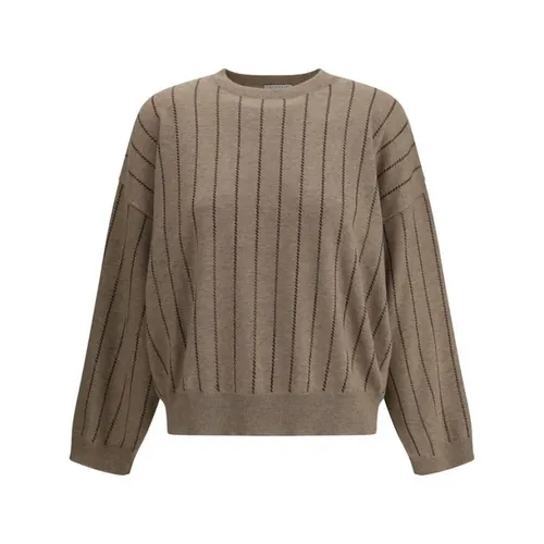 Knitwear > Cashmere Knitwear - - Brunello Cucinelli - Modalova