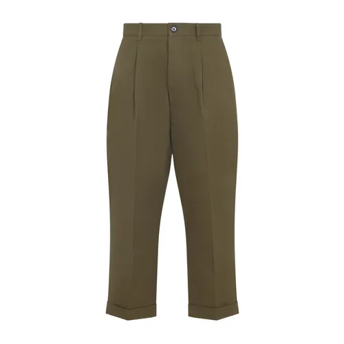 Trousers > Cropped Trousers - - Ami Paris - Modalova