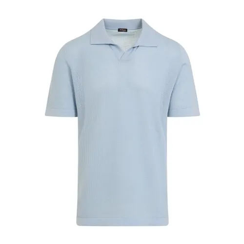 Kiton - Tops > Polo Shirts - Blue - Kiton - Modalova
