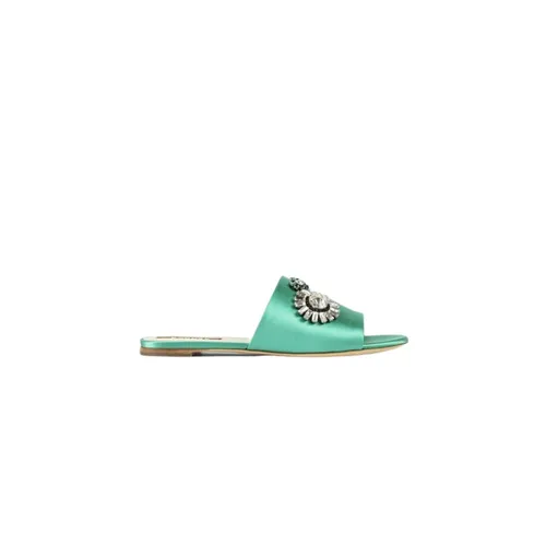 Shoes > Sandals > Flat Sandals - - Rochas - Modalova