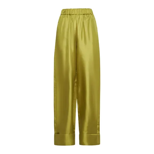 Trousers > Wide Trousers - - Blanca Vita - Modalova