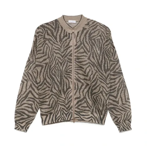 Knitwear > Cardigans - - Brunello Cucinelli - Modalova