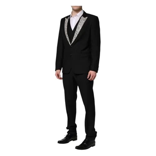 Suits > Suit Sets > Single Breasted Suits - - Dolce & Gabbana - Modalova