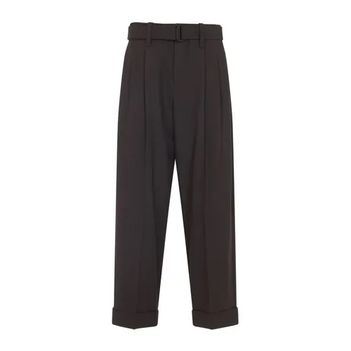 Trousers > Wide Trousers - - Brunello Cucinelli - Modalova