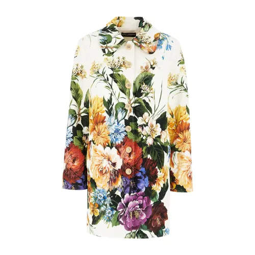 Coats > Single-Breasted Coats - - Dolce & Gabbana - Modalova