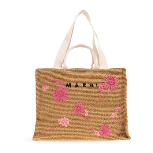 Marni - Bags > Tote Bags - Beige - Marni - Modalova