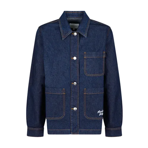 Jackets > Denim Jackets - - Maison Kitsuné - Modalova