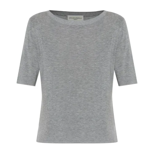 Knitwear > Round-neck Knitwear - - Officine Générale - Modalova