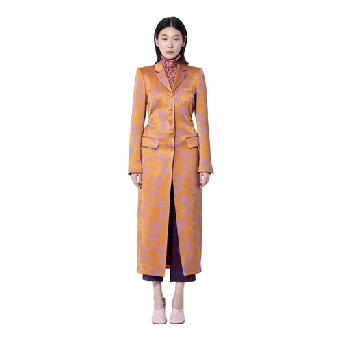 Coats > Single-Breasted Coats - - Dries Van Noten - Modalova