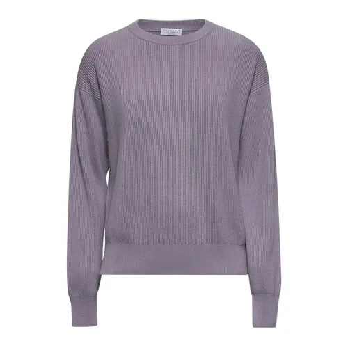 Knitwear > Round-neck Knitwear - - Brunello Cucinelli - Modalova