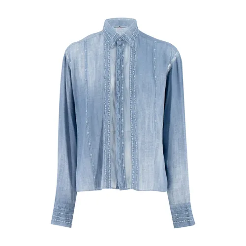 Blouses & Shirts > Denim Shirts - - Ermanno Scervino - Modalova