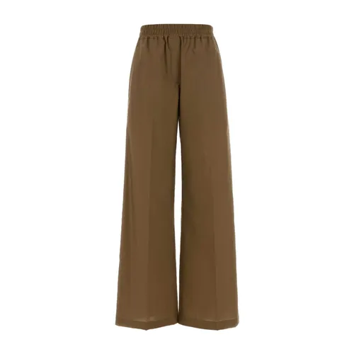 Trousers > Wide Trousers - - Brunello Cucinelli - Modalova