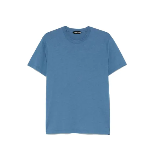 Tom Ford - Tops > T-Shirts - Blue - Tom Ford - Modalova