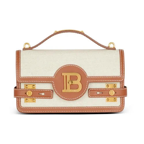Balmain - Bags > Handbags - Beige - Balmain - Modalova