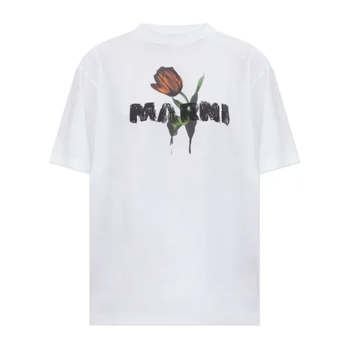 Marni - Tops > T-Shirts - White - Marni - Modalova