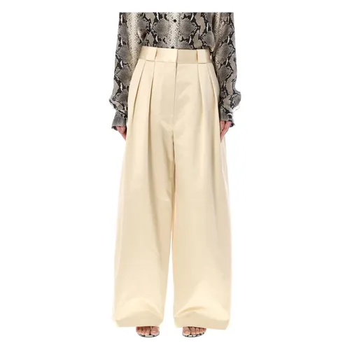 Trousers > Wide Trousers - - Khaite - Modalova