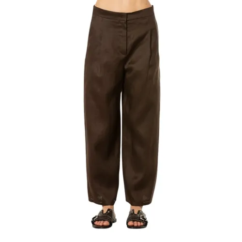 Trousers > Wide Trousers - - Max Mara Studio - Modalova