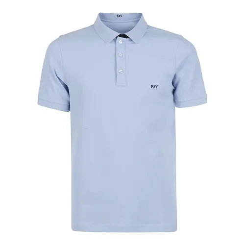 Fay - Tops > Polo Shirts - Blue - Fay - Modalova