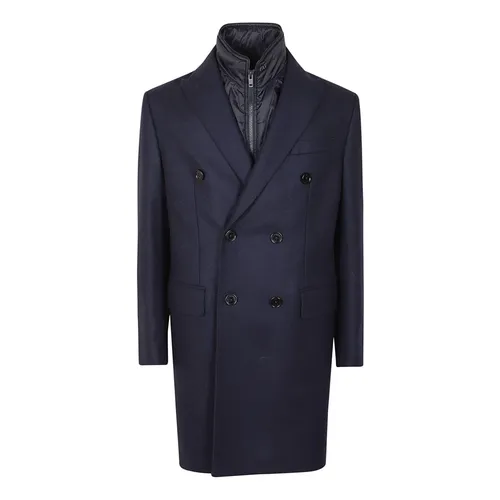 Coats > Double-Breasted Coats - - Fay - Modalova