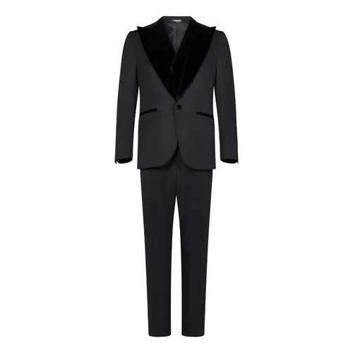 Suits > Suit Sets > Single Breasted Suits - - Franzese Collection - Modalova