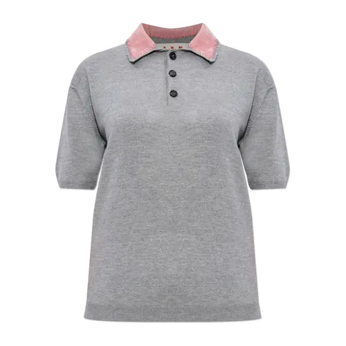 Marni - Tops > Polo Shirts - Gray - Marni - Modalova