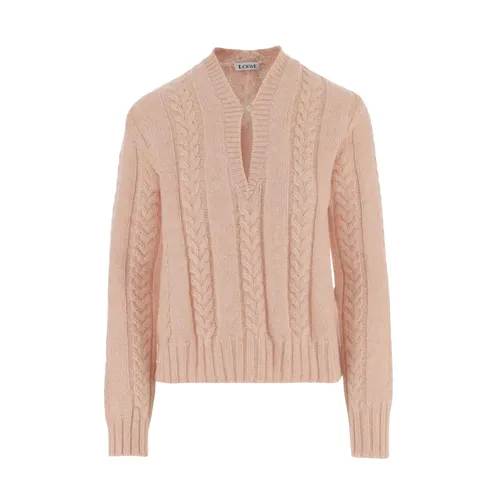 Knitwear > V-neck Knitwear - - Loewe - Modalova