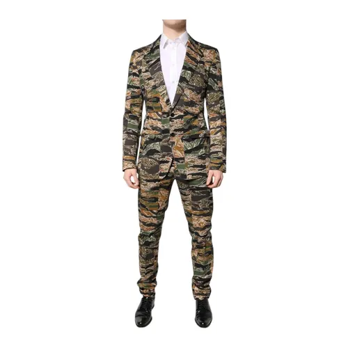 Suits > Suit Sets > Single Breasted Suits - - Dolce & Gabbana - Modalova