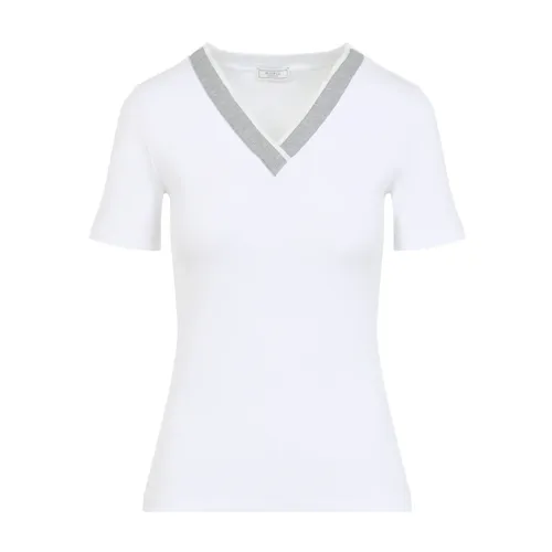 Tops > T-Shirts - - Peserico - Modalova