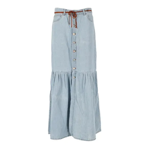 Skirts > Denim Skirts - - ViCOLO - Modalova