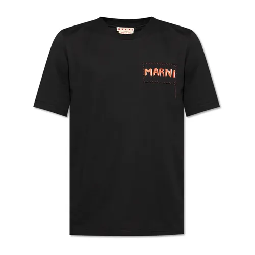 Marni - Tops > T-Shirts - Black - Marni - Modalova