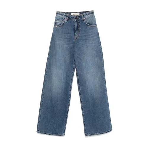 Jeans > Wide Jeans - - Semicouture - Modalova