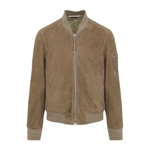 Jackets > Leather Jackets - - Tom Ford - Modalova