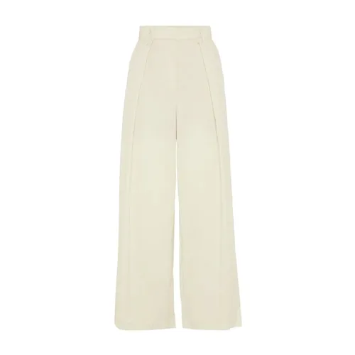 Trousers > Wide Trousers - - Brunello Cucinelli - Modalova