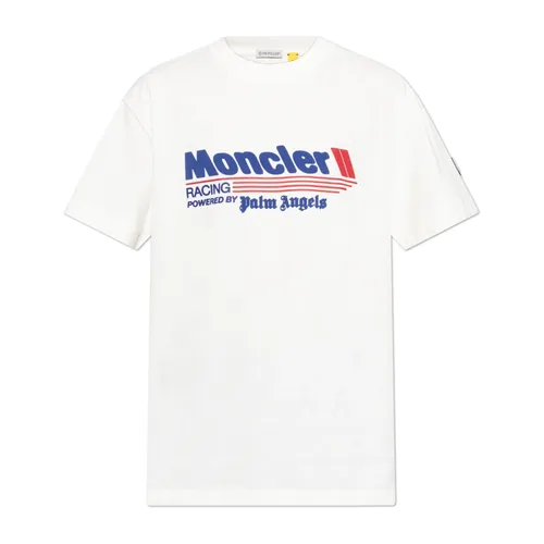 Moncler - Tops > T-Shirts - Beige - Moncler - Modalova