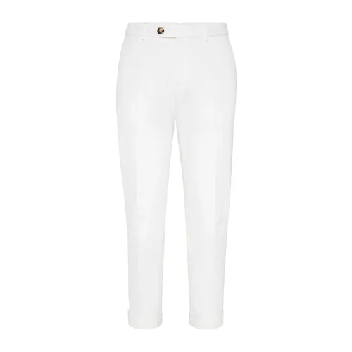 Trousers > Slim-fit Trousers - - Brunello Cucinelli - Modalova