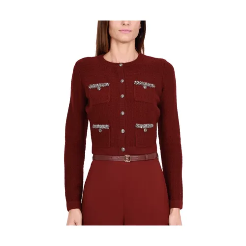 Knitwear > Cardigans - - Elisabetta Franchi - Modalova