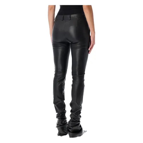 Trousers > Leather Trousers - - Dolce & Gabbana - Modalova