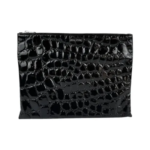 Pre-owned > Pre-owned Bags > Pre-owned Clutches - - Miu Miu Pre-owned - Modalova