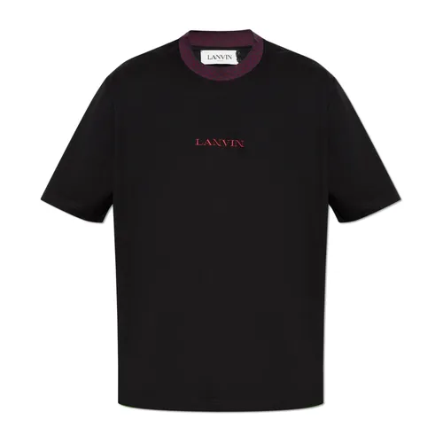 Lanvin - Tops > T-Shirts - Black - Lanvin - Modalova