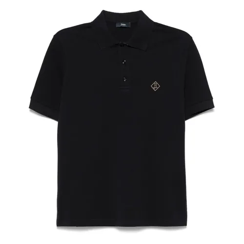 Herno - Tops > Polo Shirts - Blue - Herno - Modalova