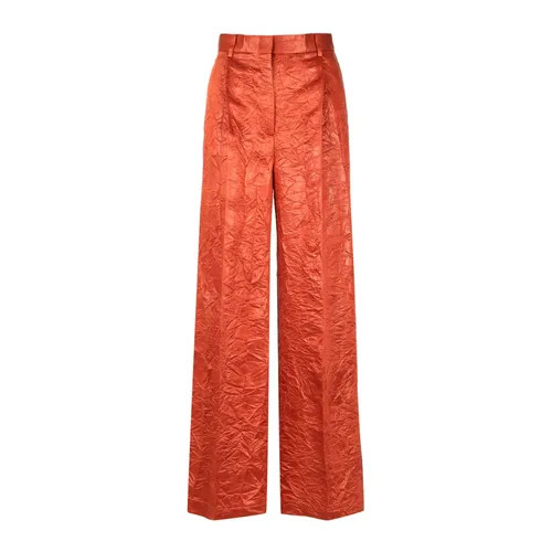 Trousers > Wide Trousers - - Msgm - Modalova
