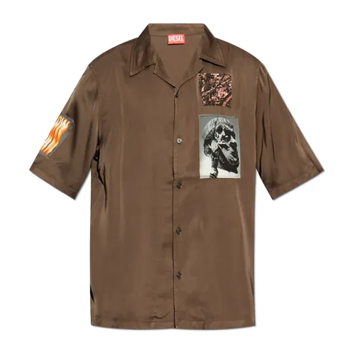 Shirts > Short Sleeve Shirts - - Diesel - Modalova
