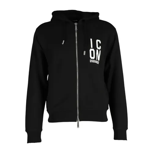 Sweatshirts & Hoodies > Zip-throughs - - Dsquared2 - Modalova