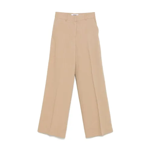 Msgm - Trousers > Chinos - Beige - Msgm - Modalova