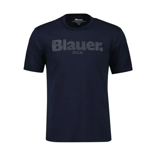 Blauer - Tops > T-Shirts - Blue - Blauer - Modalova