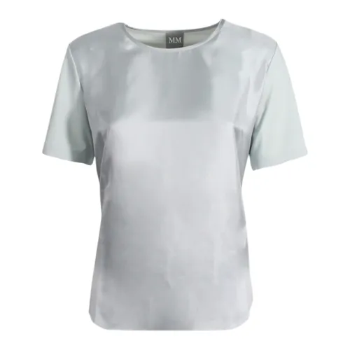Max Mara - Tops > T-Shirts - Blue - Max Mara - Modalova